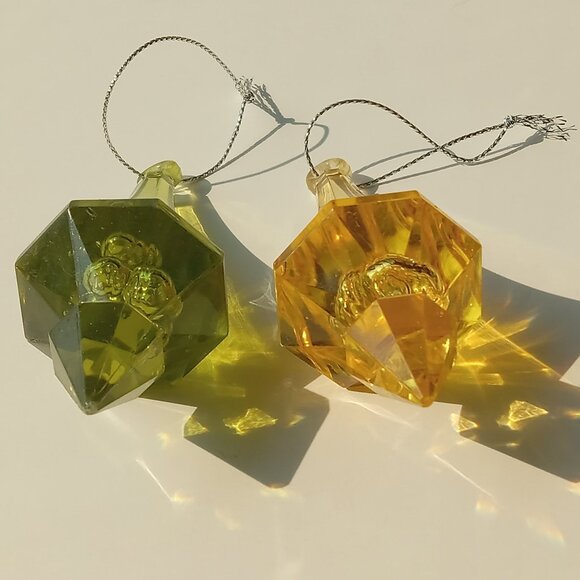 2 Vintage Ornaments / Suncatchers - Picture 9 of 12